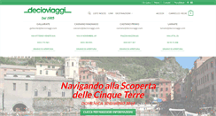 Desktop Screenshot of decioviaggi.com