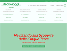 Tablet Screenshot of decioviaggi.com